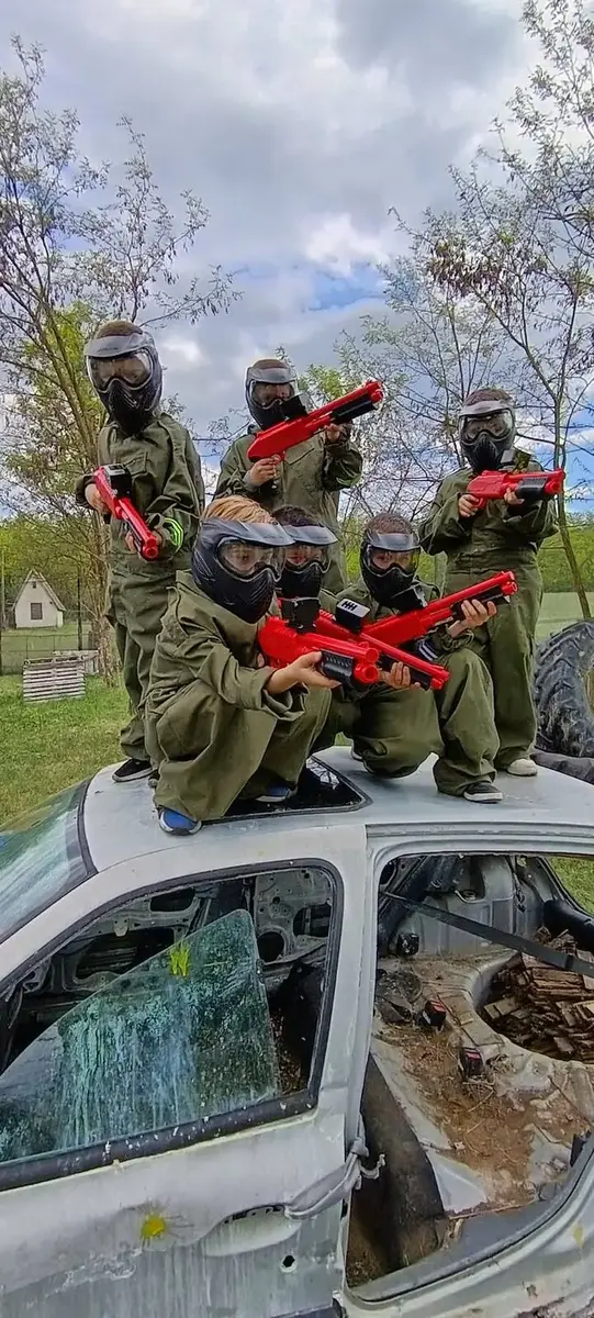 Gyerek paintball csapat